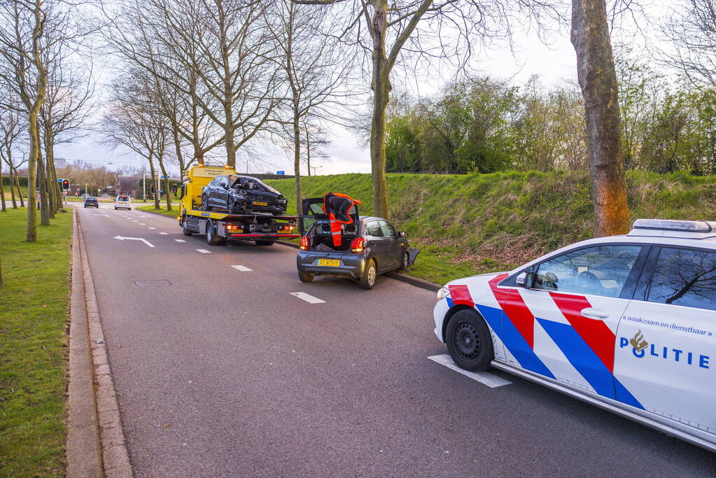 Automobilist botst tegen boom
