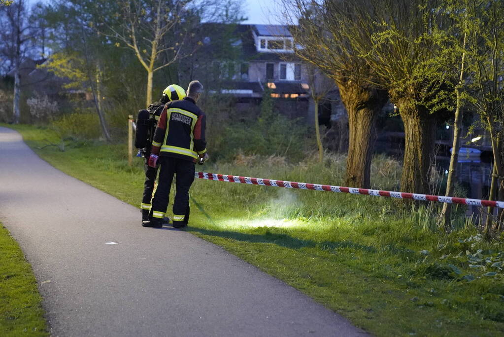 Rookontwikkeling na kortsluiting in stroomkabel