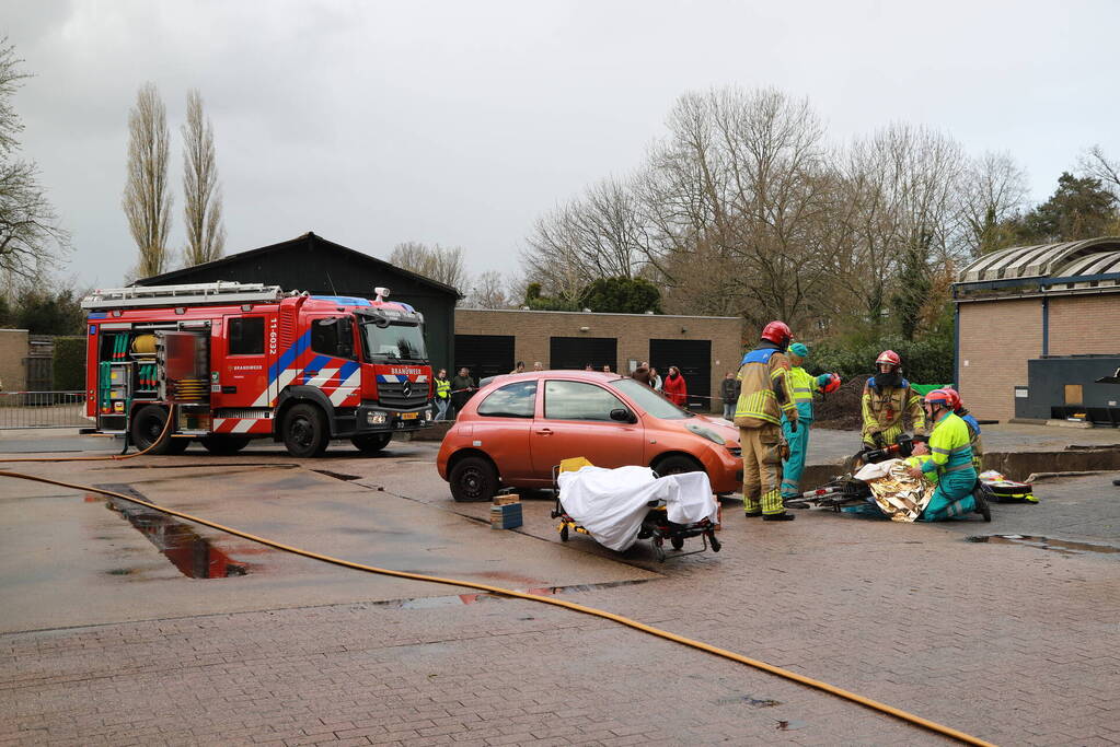 Gemeentewerf decor voor vaardigheidstoetsen