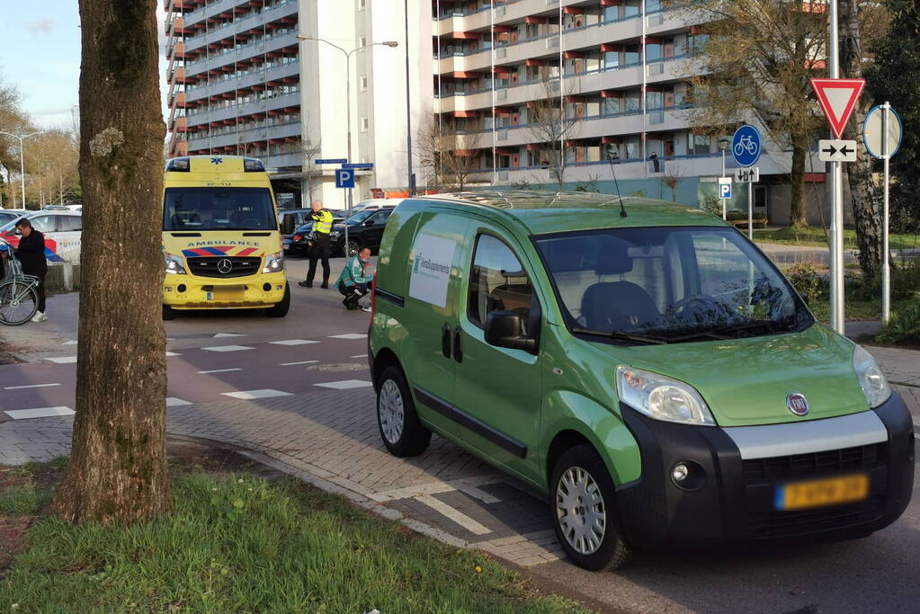 Fietser aangereden op oversteekplaats