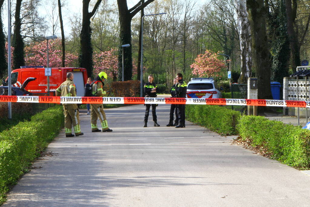Breuk in gasleiding op terrein van restaurant Dennenoord