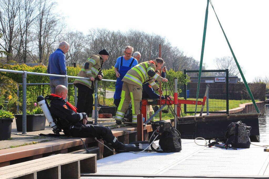Roeibak Roeivereniging Hemus gezonken in de Eem