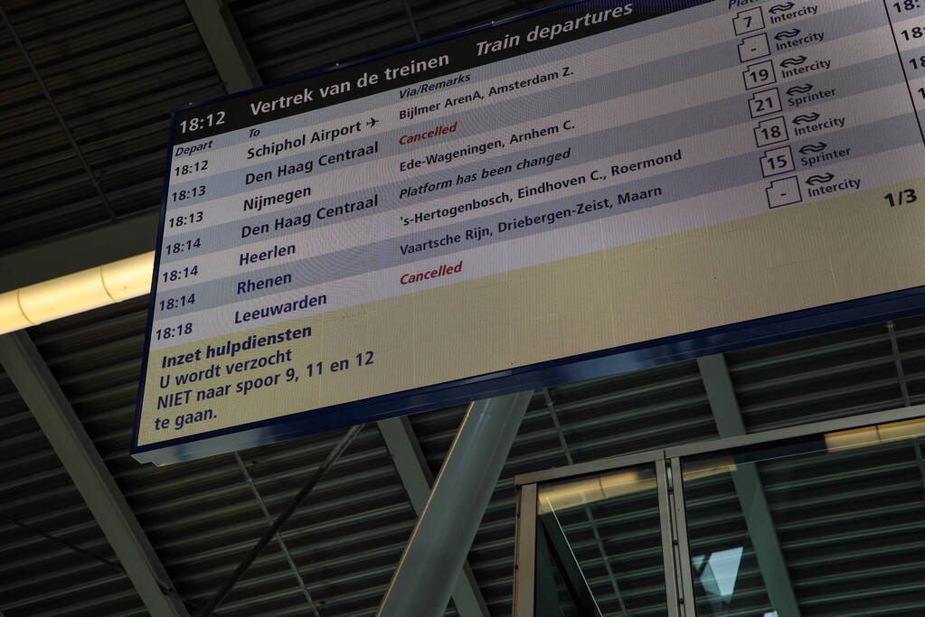 Centraal station deels ontruimd na aantreffen verdacht pakket