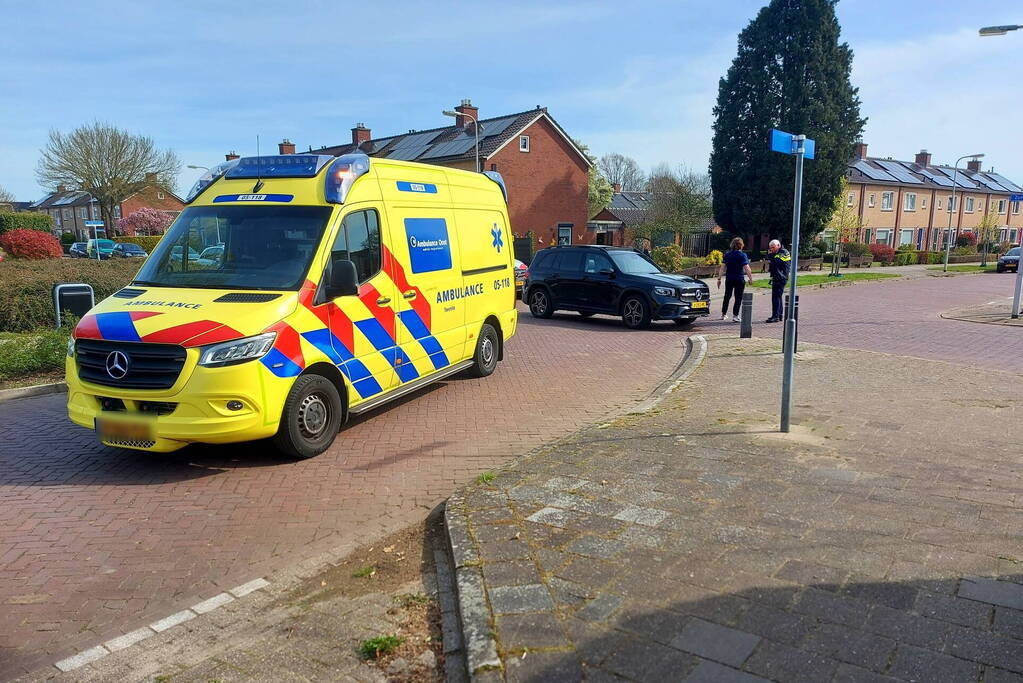 Automobilist in botsing met fietser