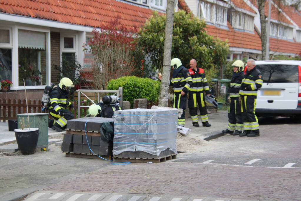 Hevige gaslekkage door werkzaamheden