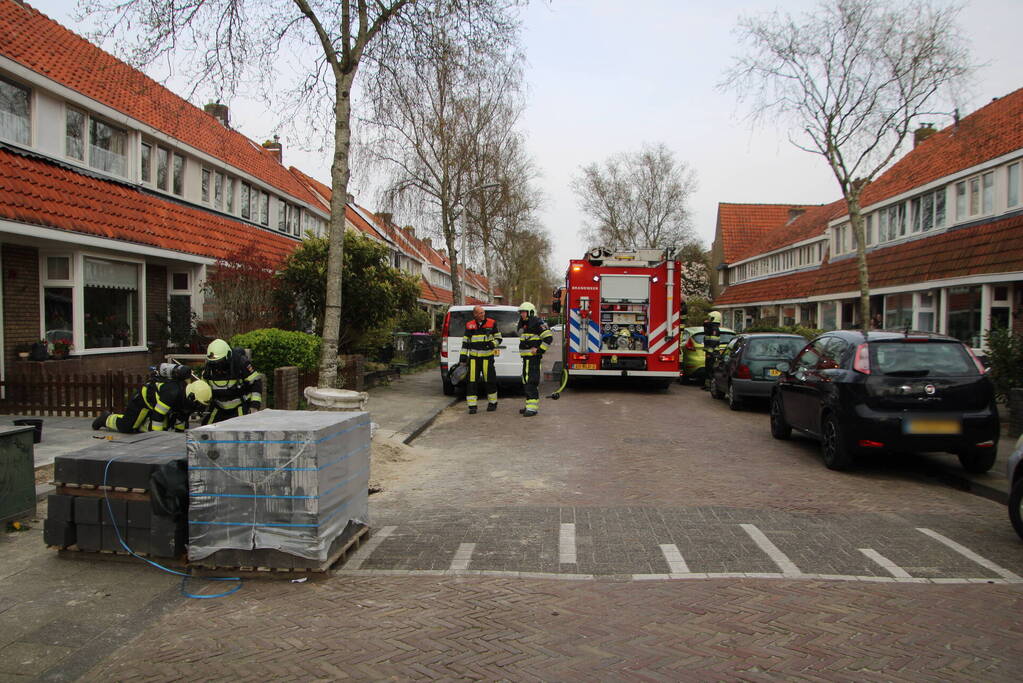 Hevige gaslekkage door werkzaamheden