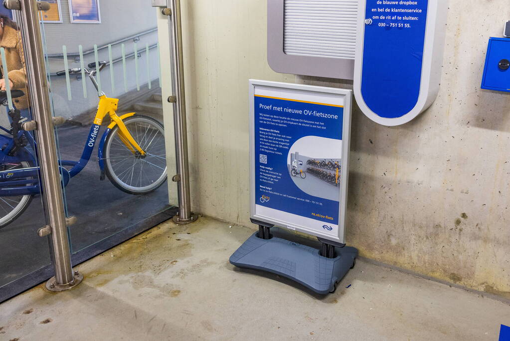 OV-fietsen voorzien van elektrisch slot