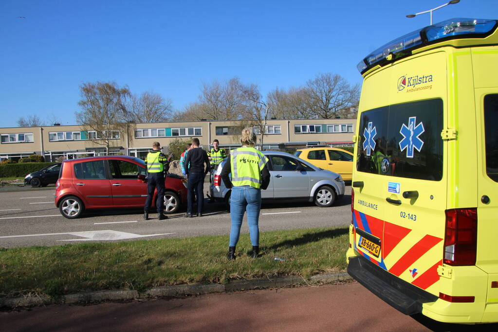 Gewonde bij kop-staart botsing