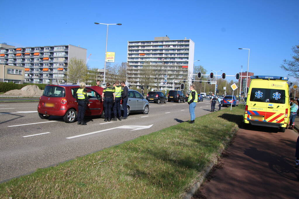 Gewonde bij kop-staart botsing