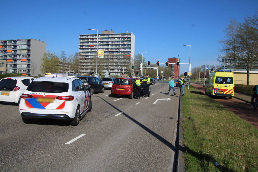 Gewonde bij kop-staart botsing