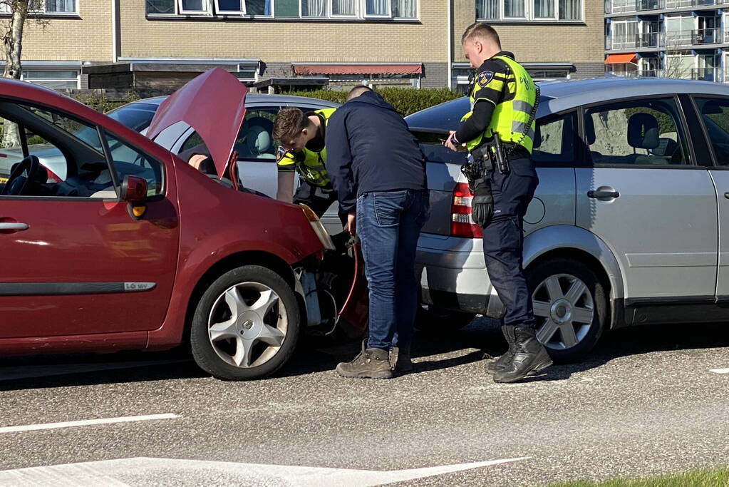 Gewonde bij kop-staart botsing