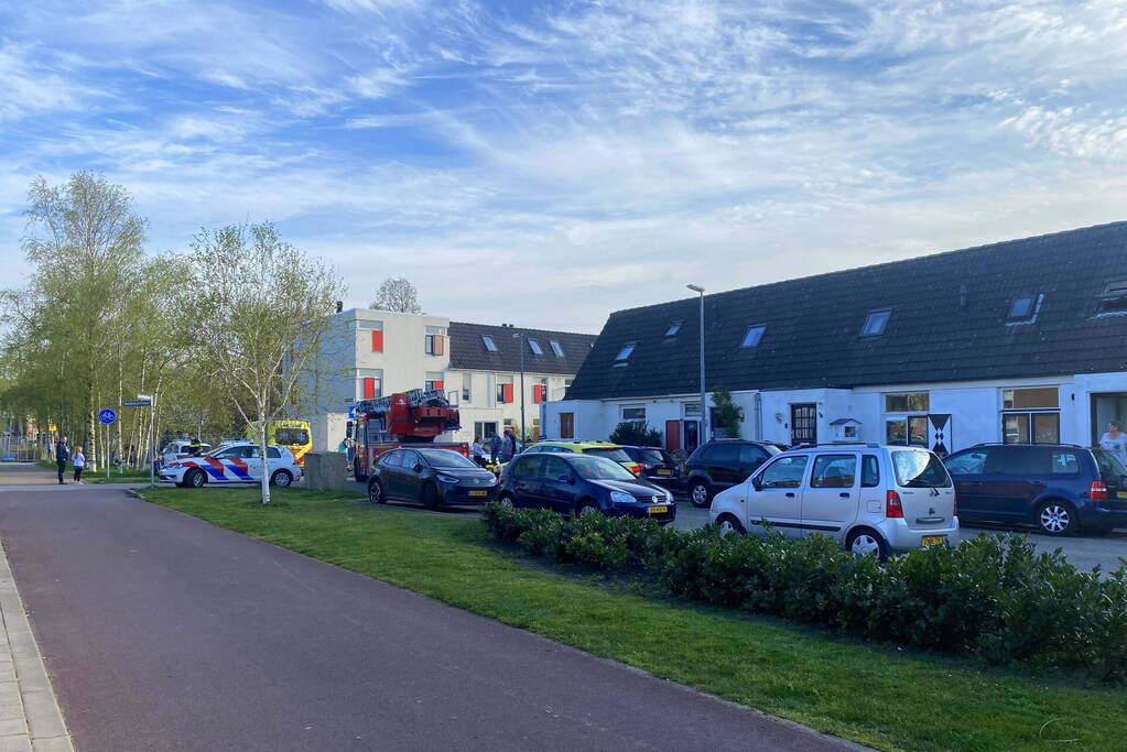 Brand in woning snel onder controlle