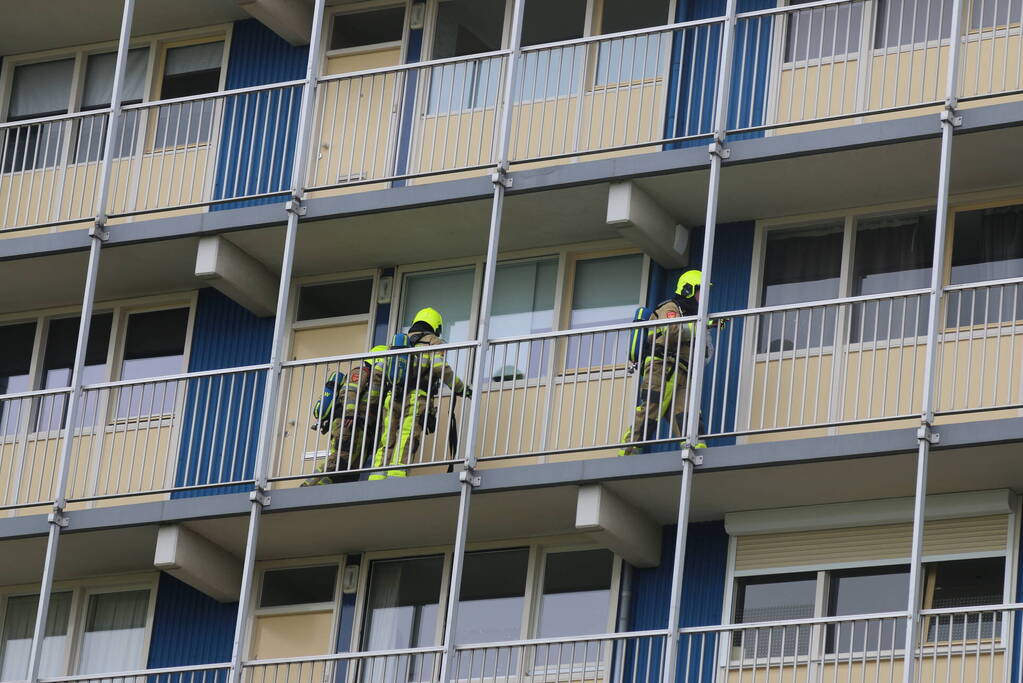 Onderzoek in flatgebouw vanwege gaslucht