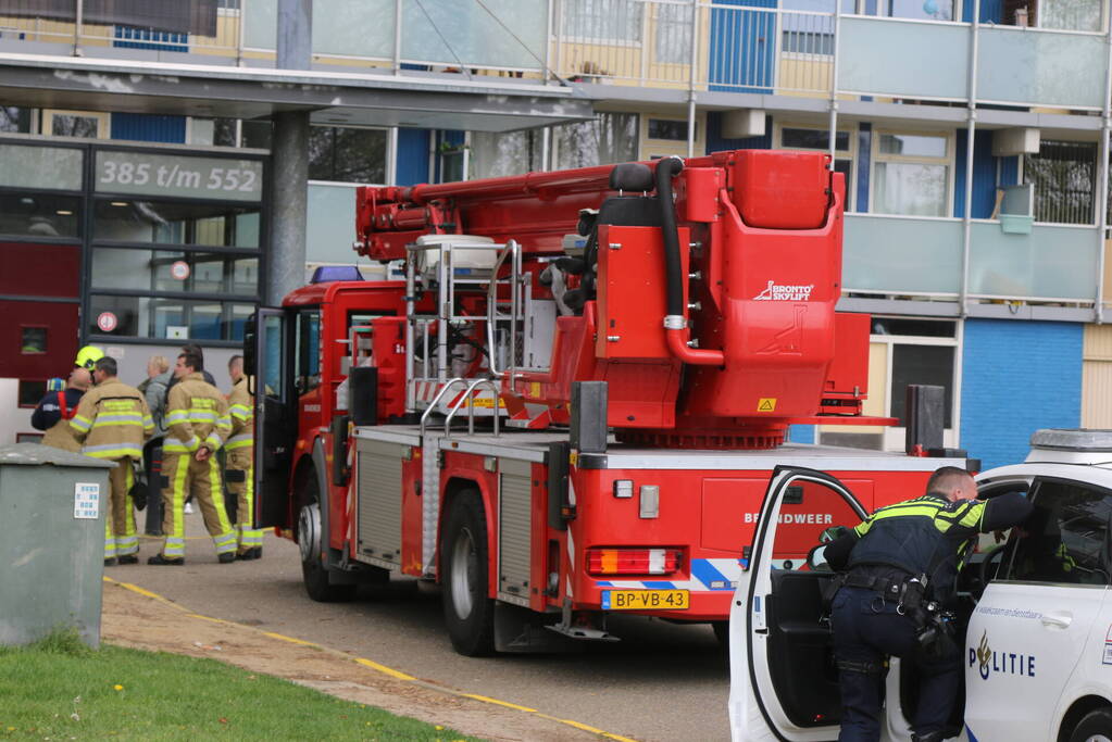 Onderzoek in flatgebouw vanwege gaslucht