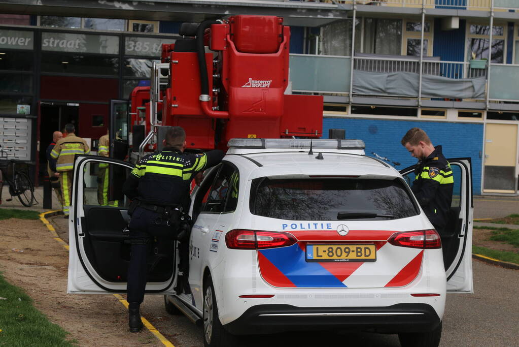 Onderzoek in flatgebouw vanwege gaslucht