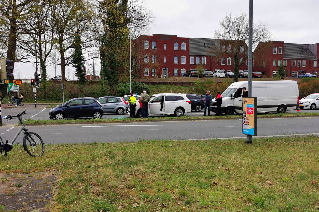 Flinke schade bij kop-staart botsing