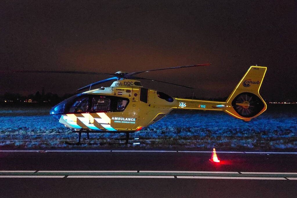 Zwaargewonde bij ernstig ongeval met vrachtwagen