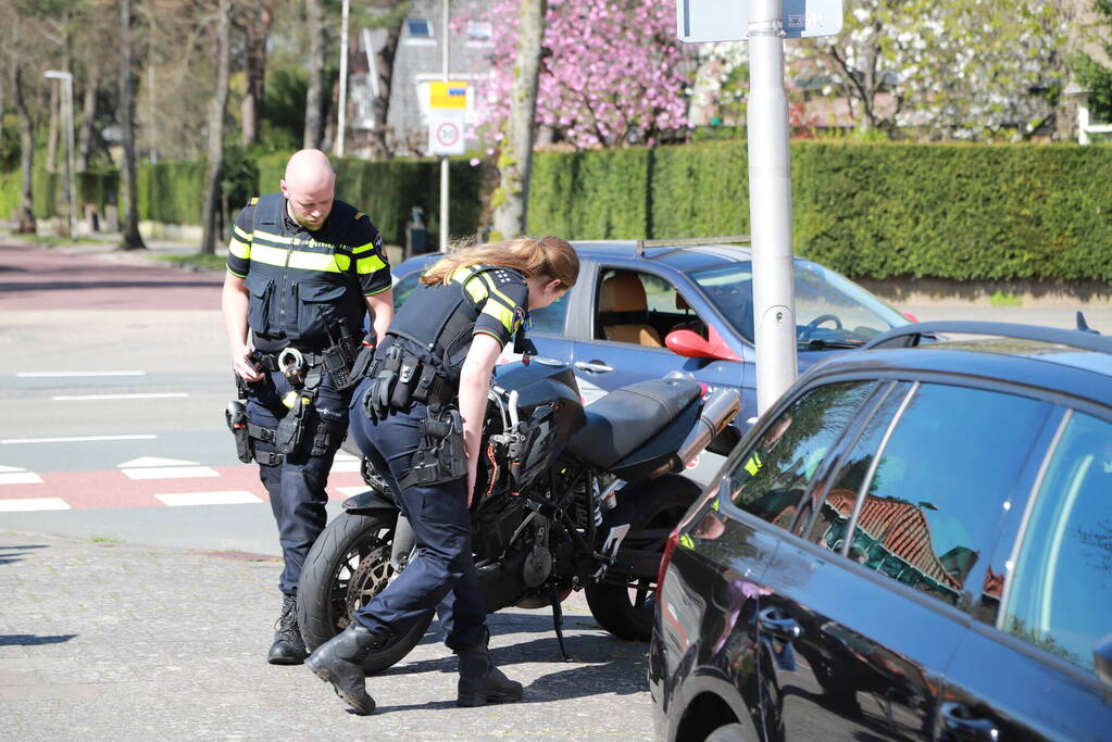 Motorrijder gewond bij botsing