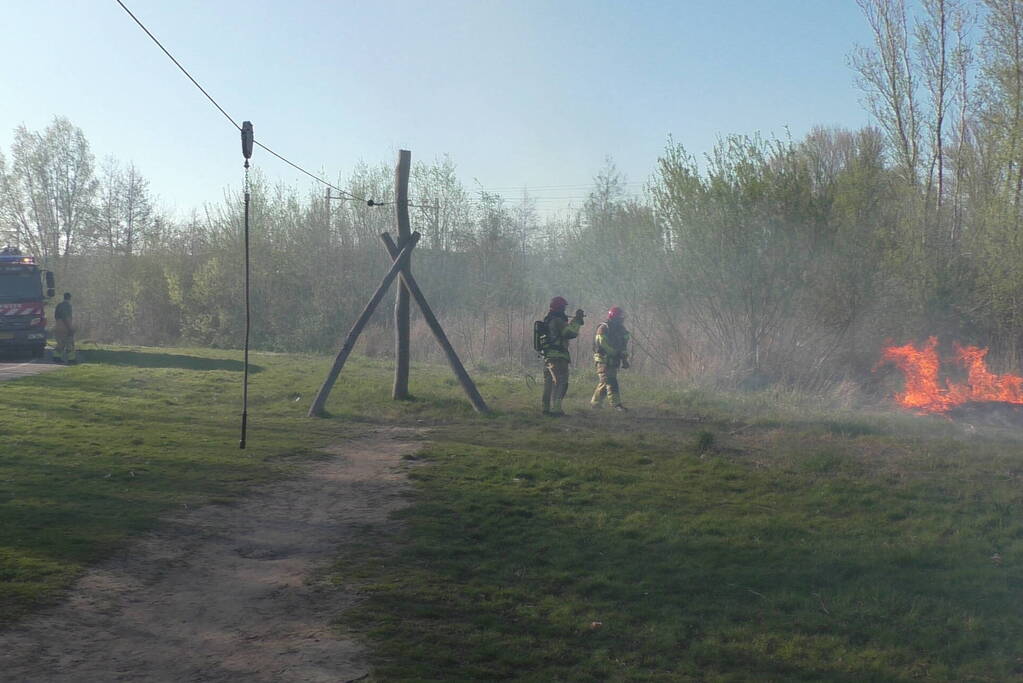 Flinke rookontwikkelingen bij natuurbrand