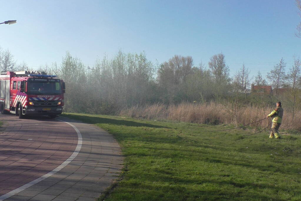 Flinke rookontwikkelingen bij natuurbrand