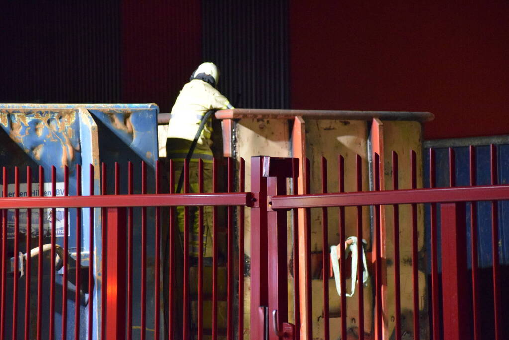 Wederom brand in Container