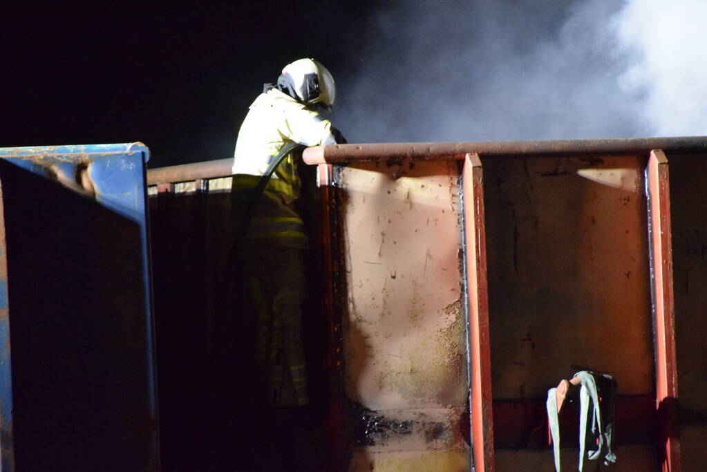 Wederom brand in Container