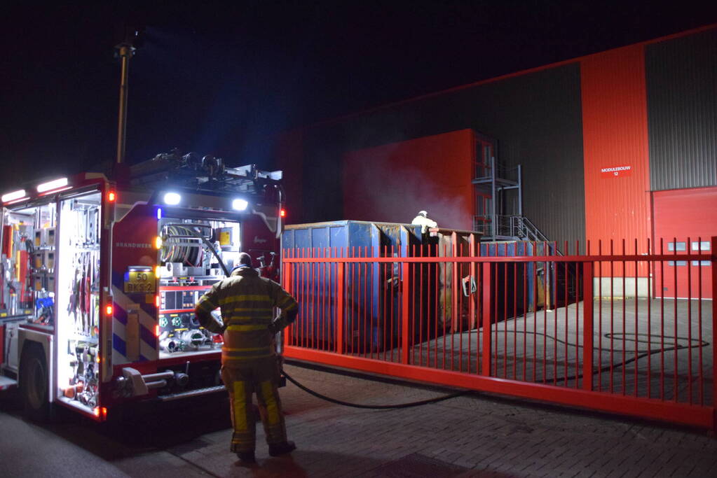 Wederom brand in Container