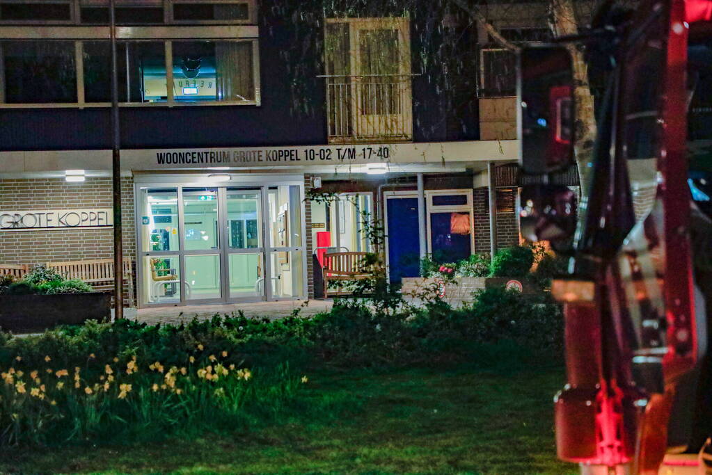 Brandweer ingezet voor gebouwbrand