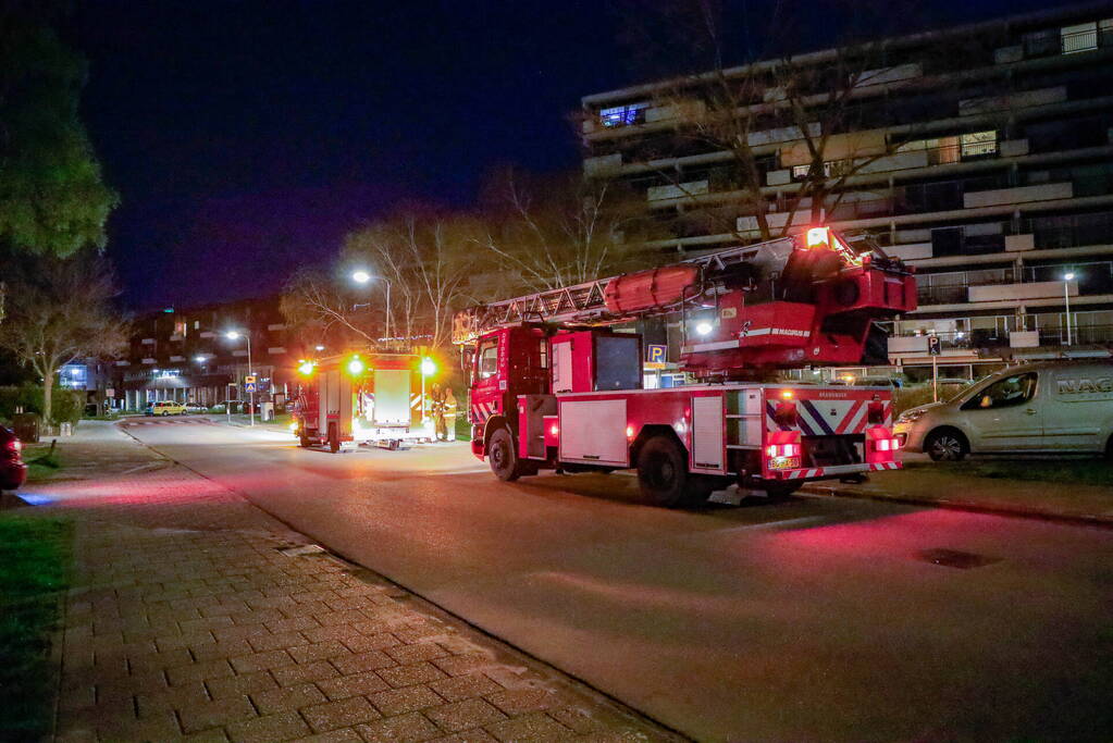 Brandweer ingezet voor gebouwbrand