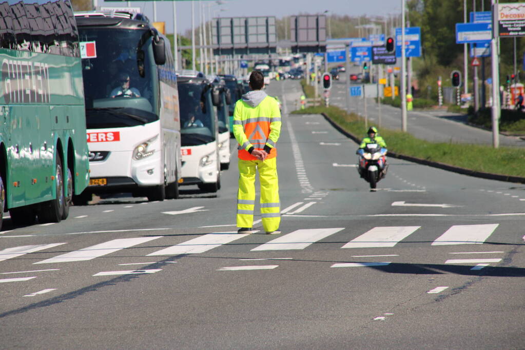 Veel politie op de been tijdens TOTO KNVB bekerfinale in Feijenoord-stadion