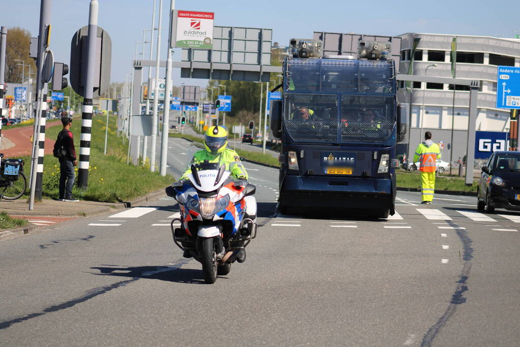 Veel politie op de been tijdens TOTO KNVB bekerfinale in Feijenoord-stadion