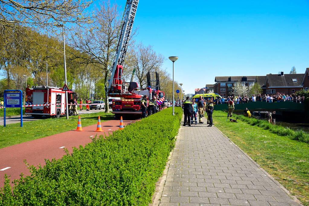 Traumahelikopter landt na gevonden kinderfiets