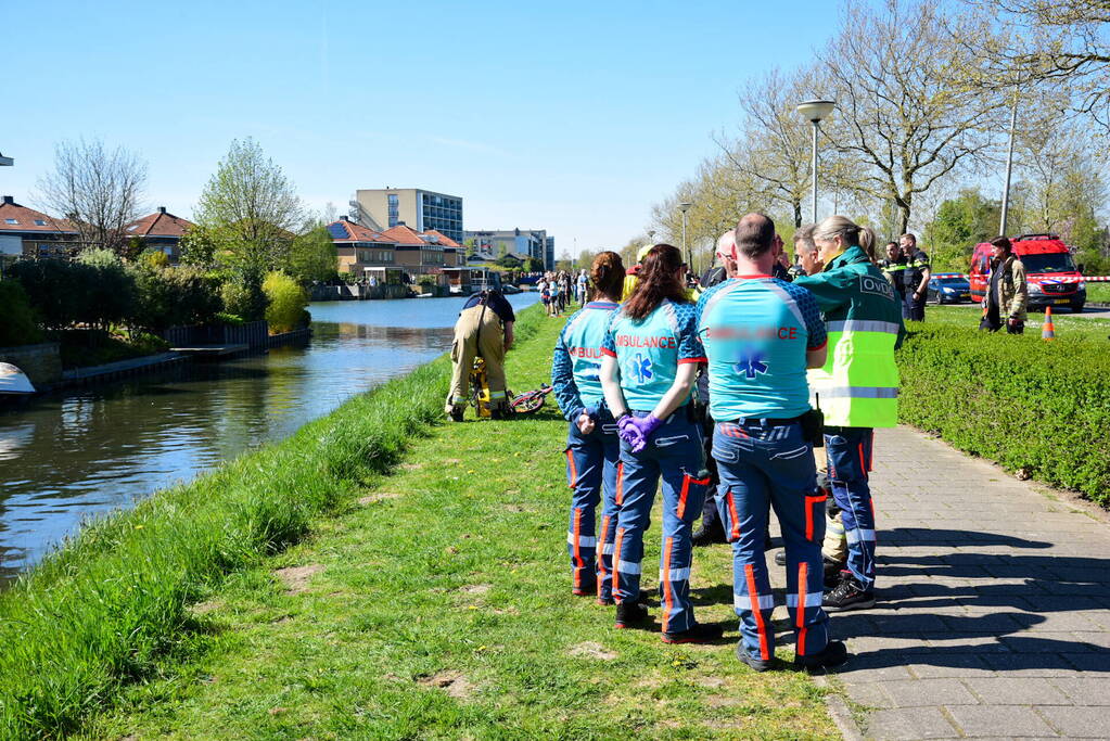 Traumahelikopter landt na gevonden kinderfiets