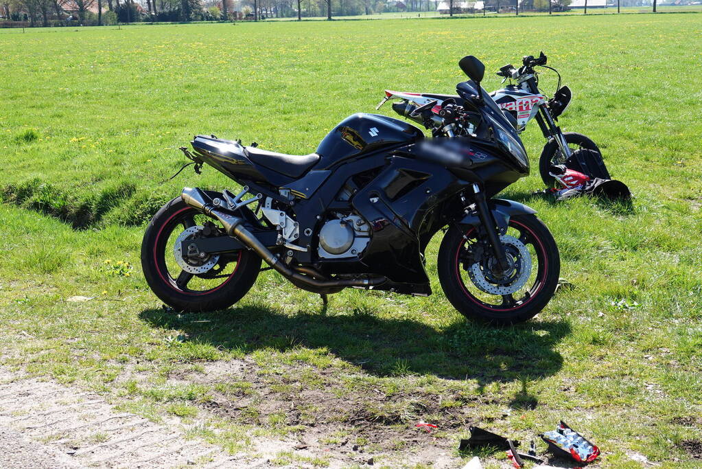 Motorrijder gewond na valpartij