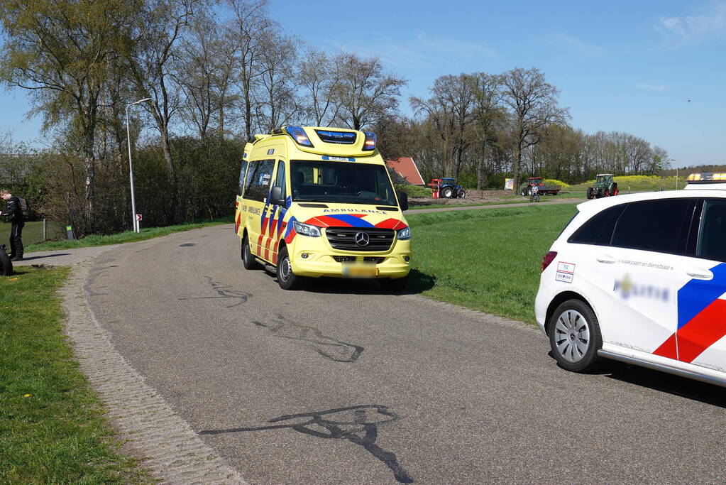 Motorrijder gewond na valpartij