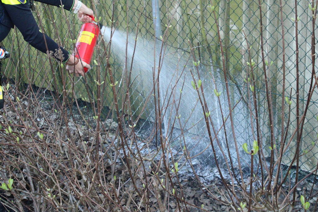 Brand in oude garage