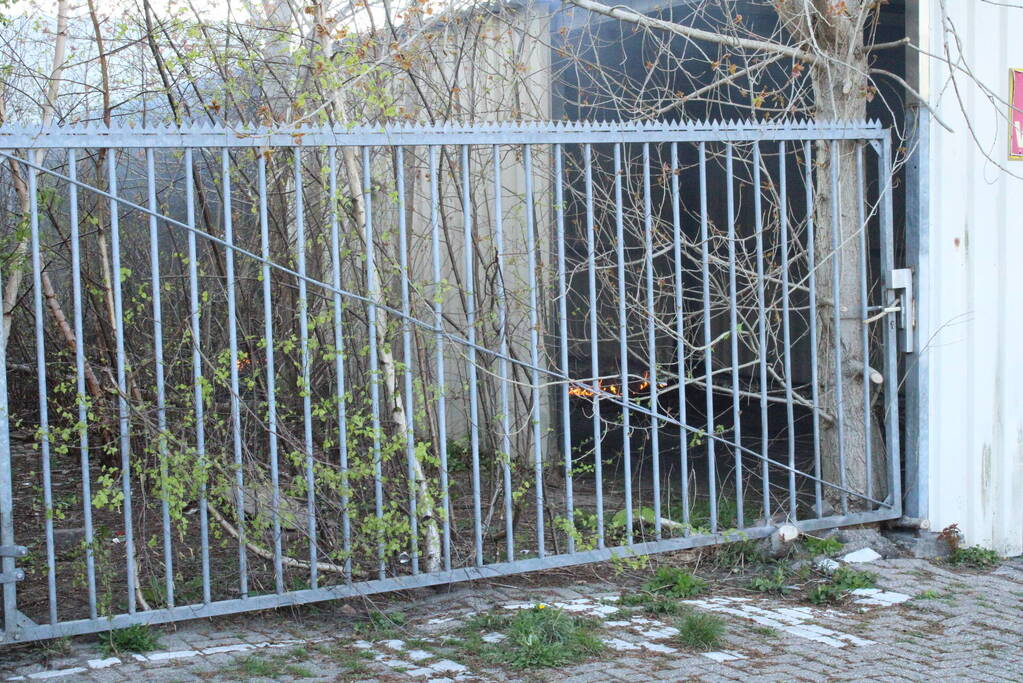 Brand in oude garage