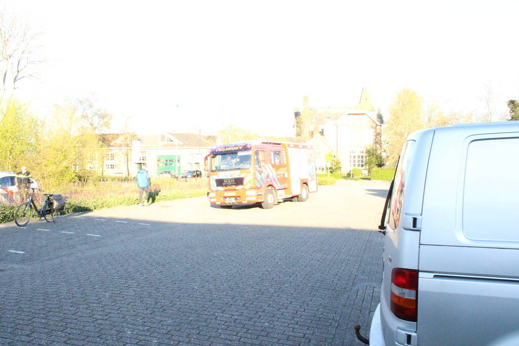 Brand in oude garage