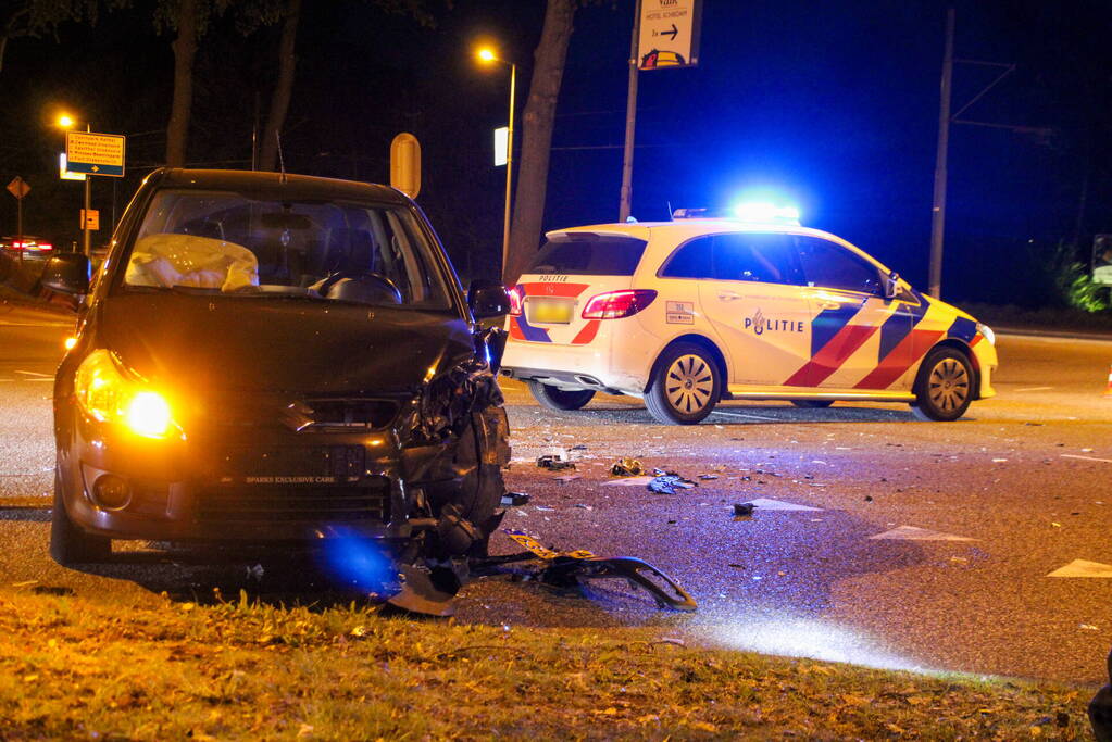 Gewonde bij frontale botsing