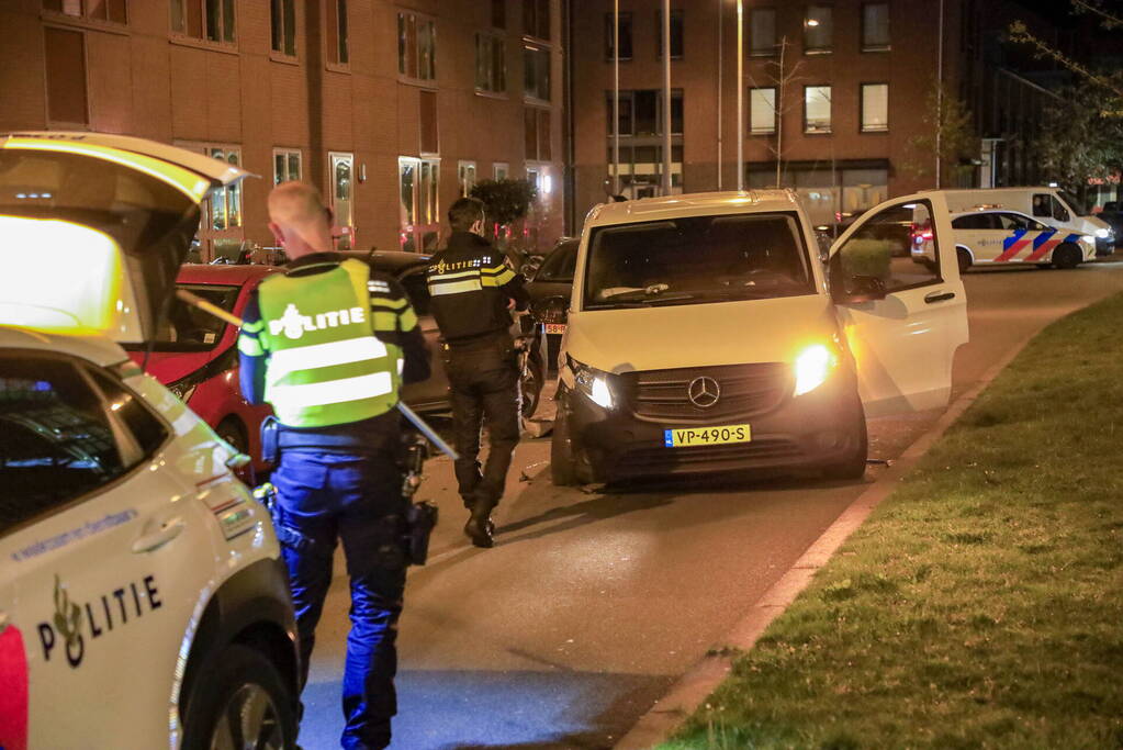 Man aangehouden na crash in Soesterkwartier
