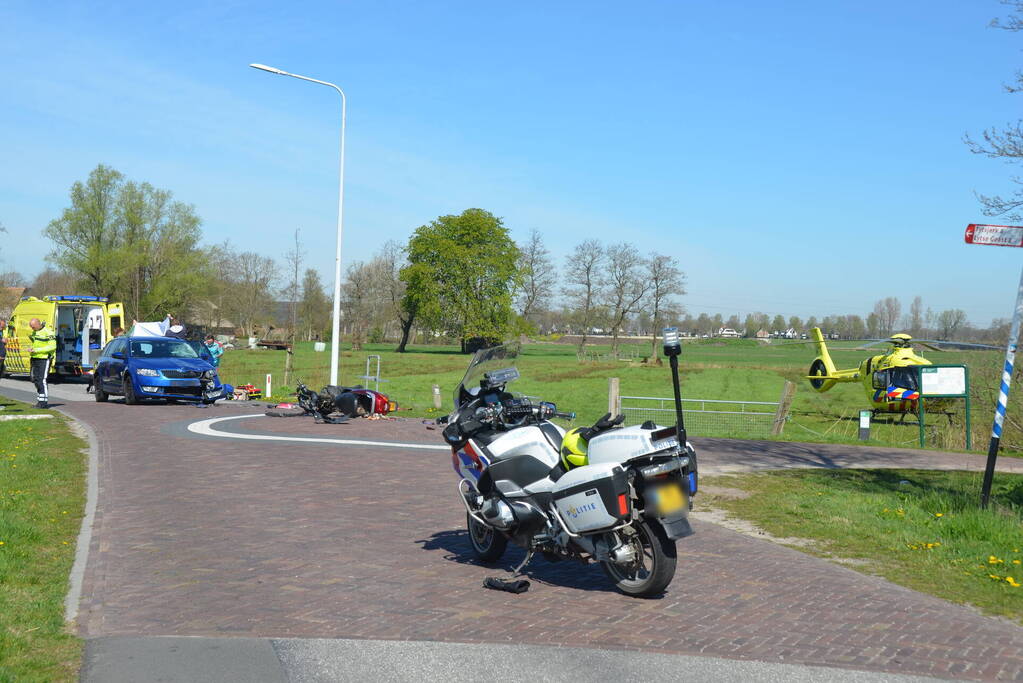 Gewonde bij ernstig ongeval met personenauto