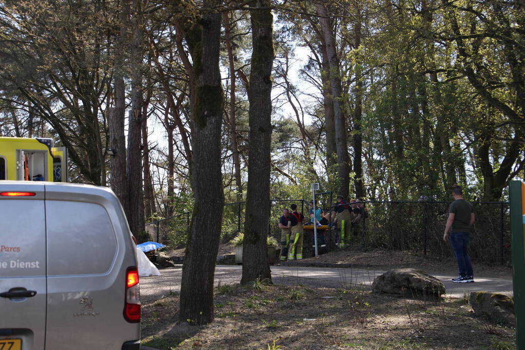 Mountainbiker gewond in natuurgebied