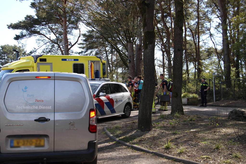 Mountainbiker gewond in natuurgebied