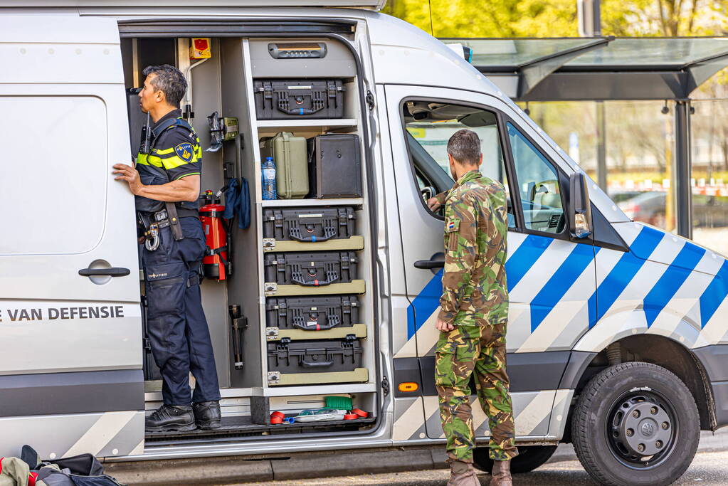 Mogelijk explosief gevonden