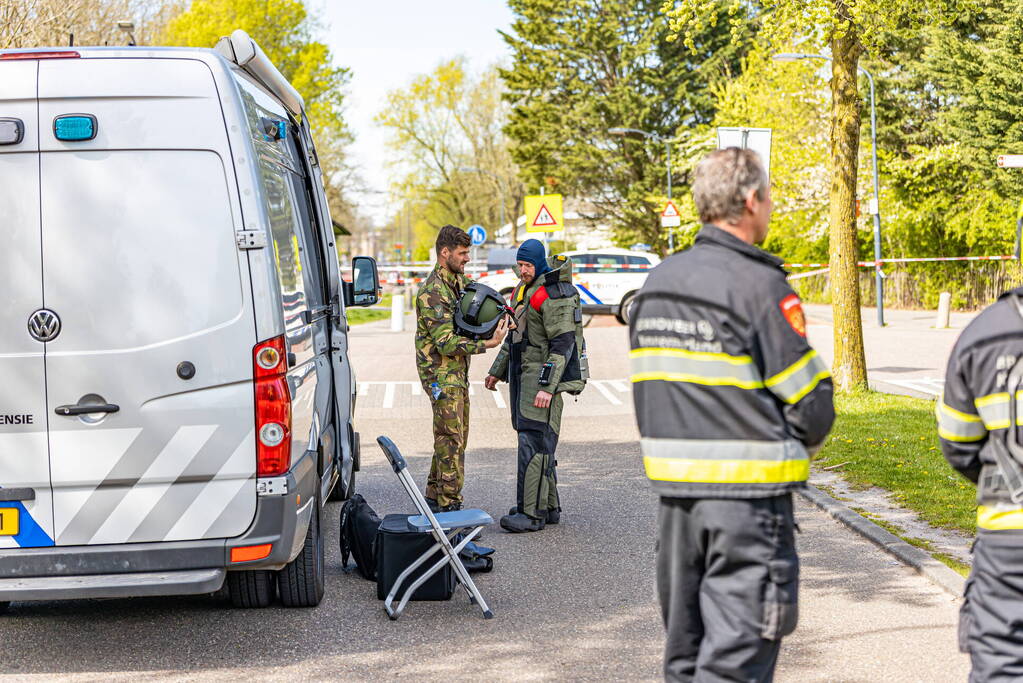 Mogelijk explosief gevonden