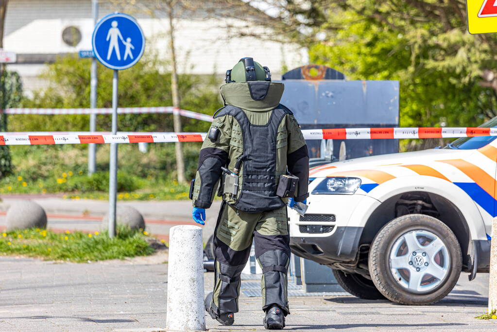 Mogelijk explosief gevonden