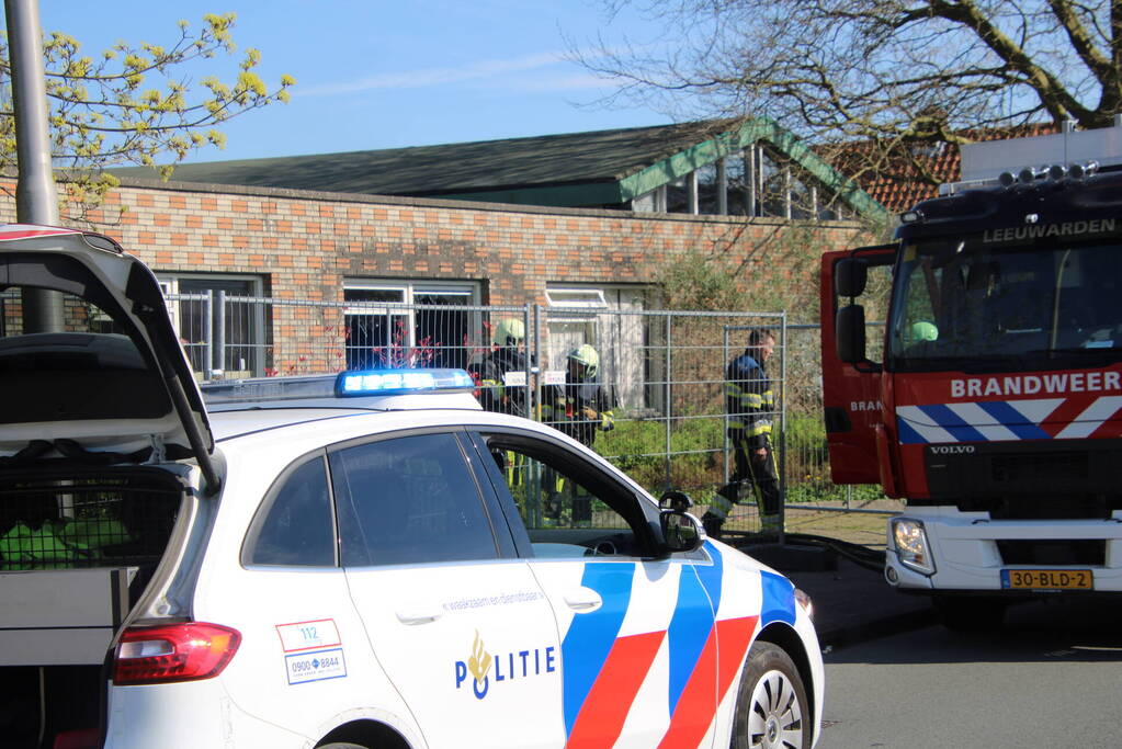 Brand in leegstaand pand