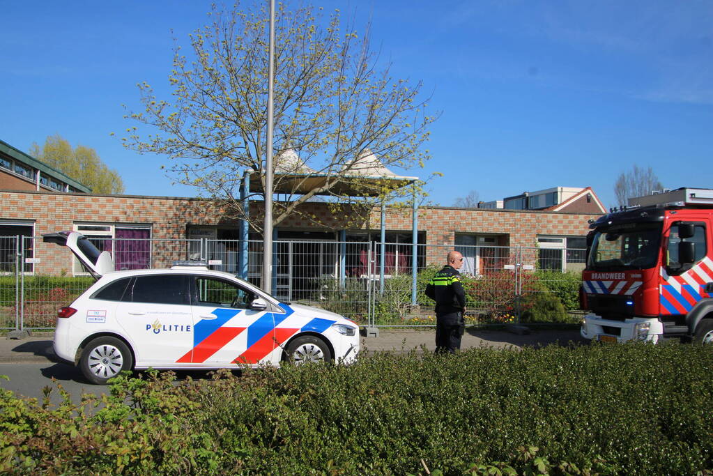 Brand in leegstaand pand