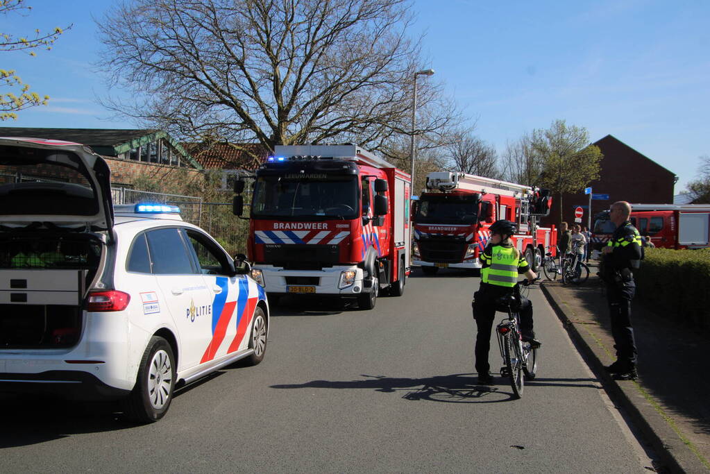 Brand in leegstaand pand