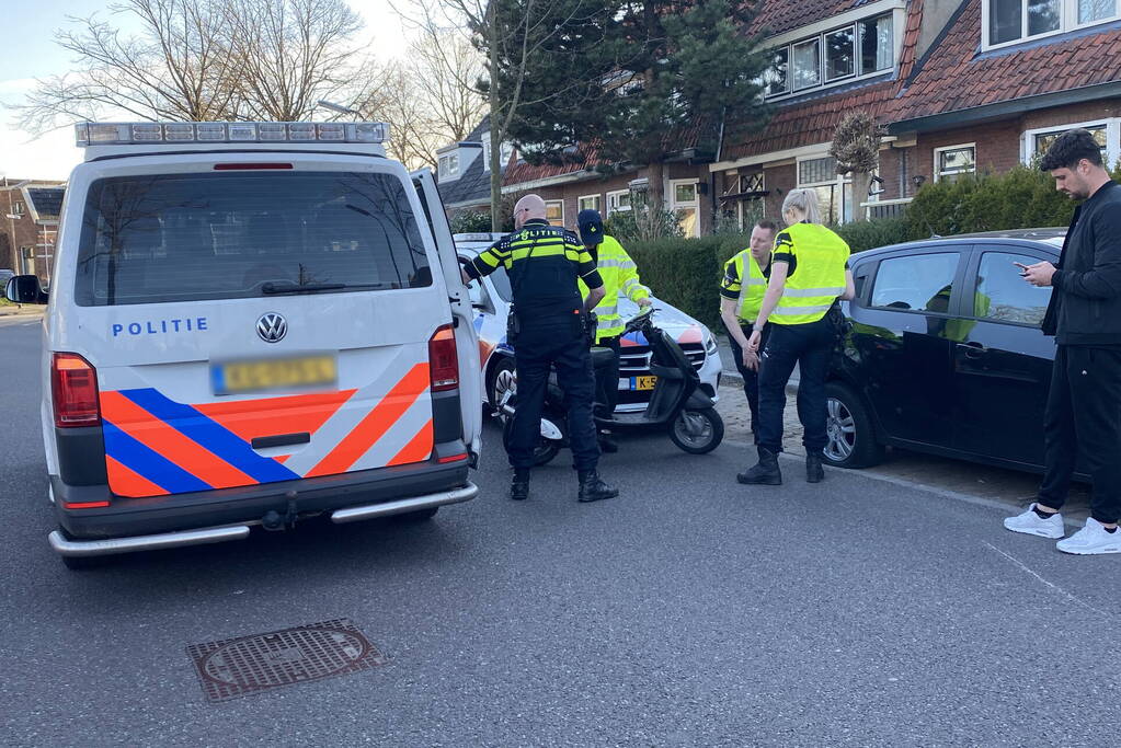 Scooterrijder gewond na val